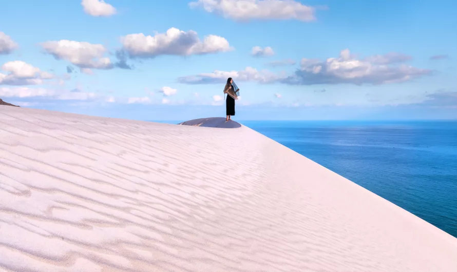 Guía por las playas de arena blanca en Socotra